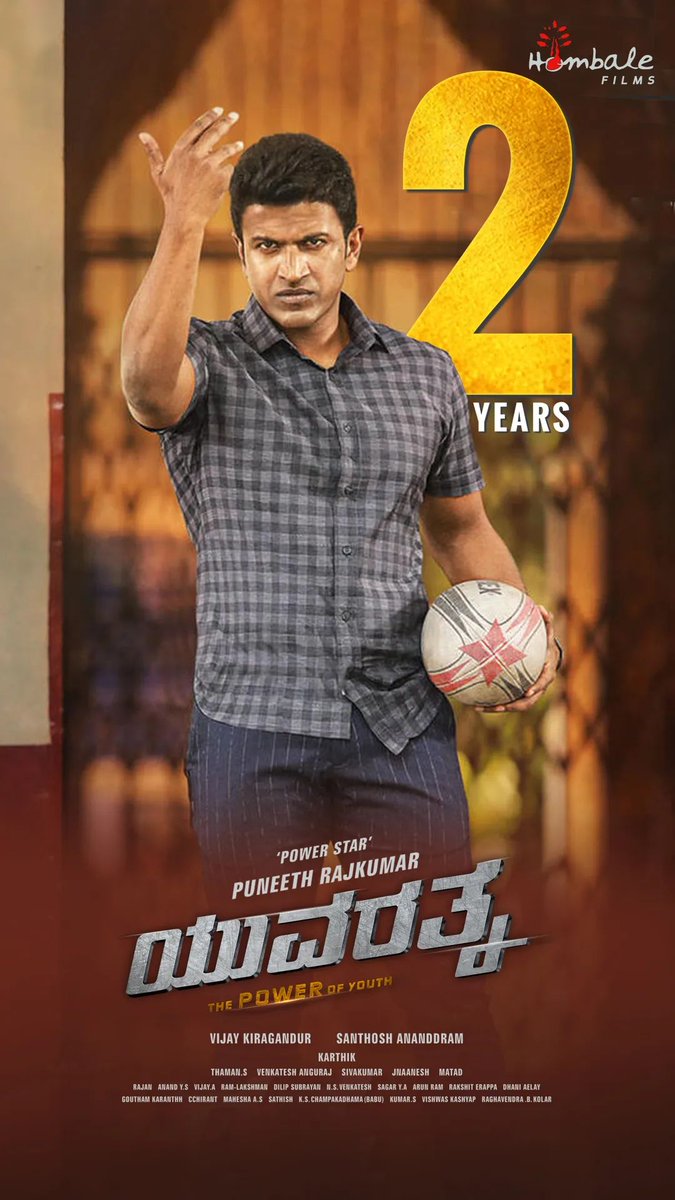 WWAFOfficial's tweet photo. 2 Years For YUVARATHNAA ❤️🔥

#2YearsForYuvarathnaa #DrPuneethRajkumar #AppuLivesOn @PuneethRajkumar @SanthoshAnand15 https://t.co/ksh3YfozAt