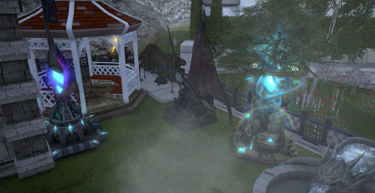 TrueRyanasaurus's tweet image. Finally with the interior done and the outside just needing a few finishing touches I'm quite happy with the way my house has turned out.  Thank you @StephieMelon and @RedCoin5 for all the help with designing it.  Cactuar, The Mist, W19 P12. #ffxivhousing #FFXIV