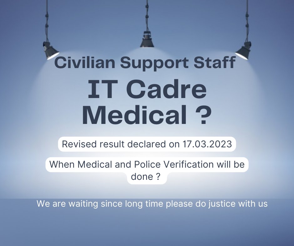 akashkhurma's tweet photo. Kindly start the medical process of Civilian support staff (IT) recruitment in Punjab Police department ..
The recruitment had been started in 2021 and still medical and joining is pending. 
@CMOPb @DGPPunjabPolice @PunjabPoliceInd @PunjabGovtIndia @BhagwantMann @GurpreetDeo3 https://t.co/nXowNY0Dlf