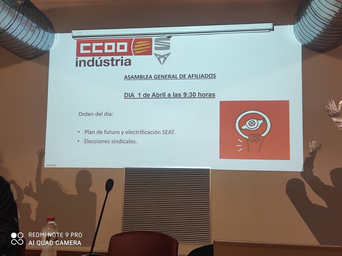 CCOOSeat's tweet image. 📢 Comenzamos en breve
     ASAMBLEA GENERAL
       DE AFILIADOS/AS