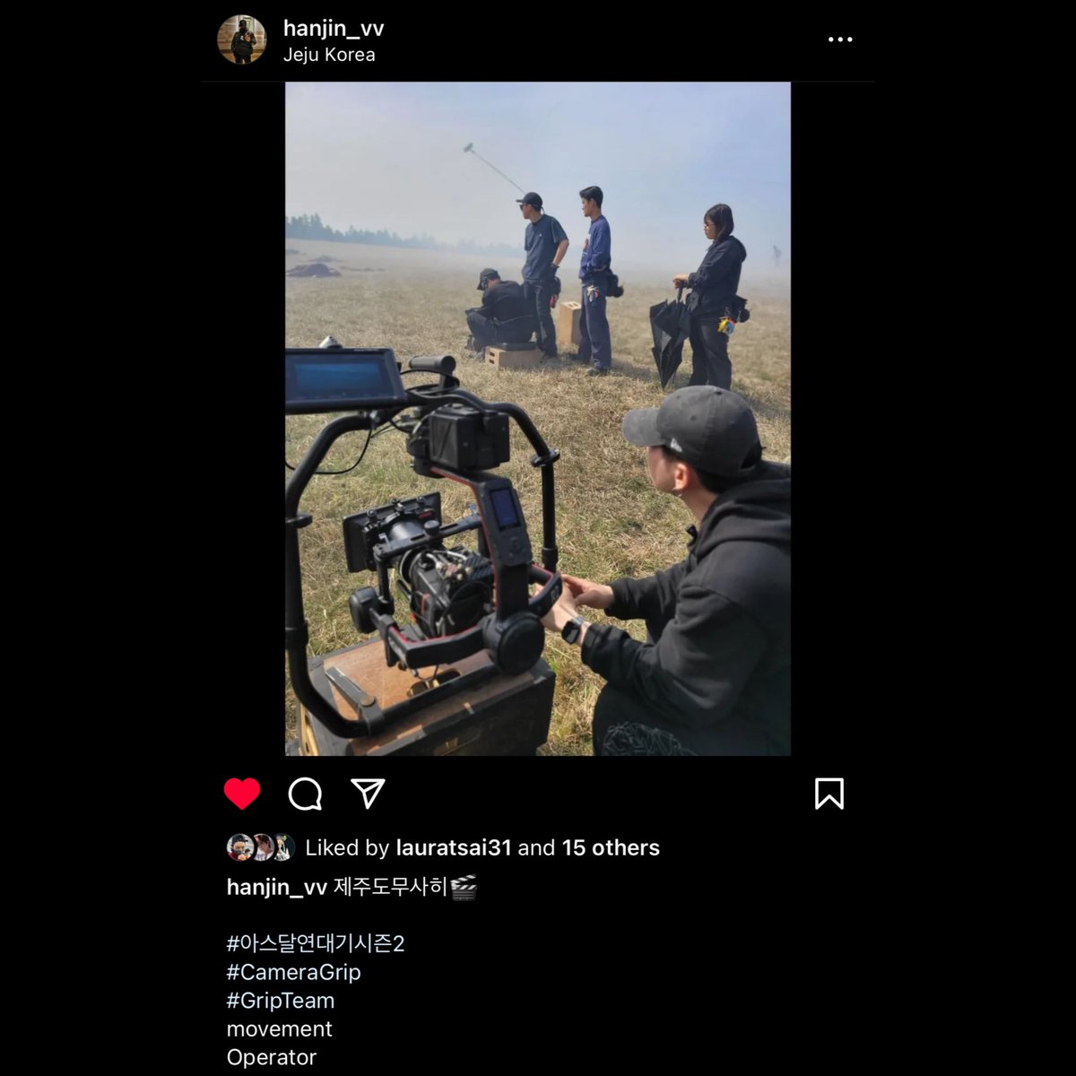 eMily28beBe's tweet image. #Repost @hanjin_vv
・・・
제주도무사히🎬

#아스달연대기시즌2
#CameraGrip
#GripTeam
movement
Operator

instagram.com/p/CqfDkFnL990/…