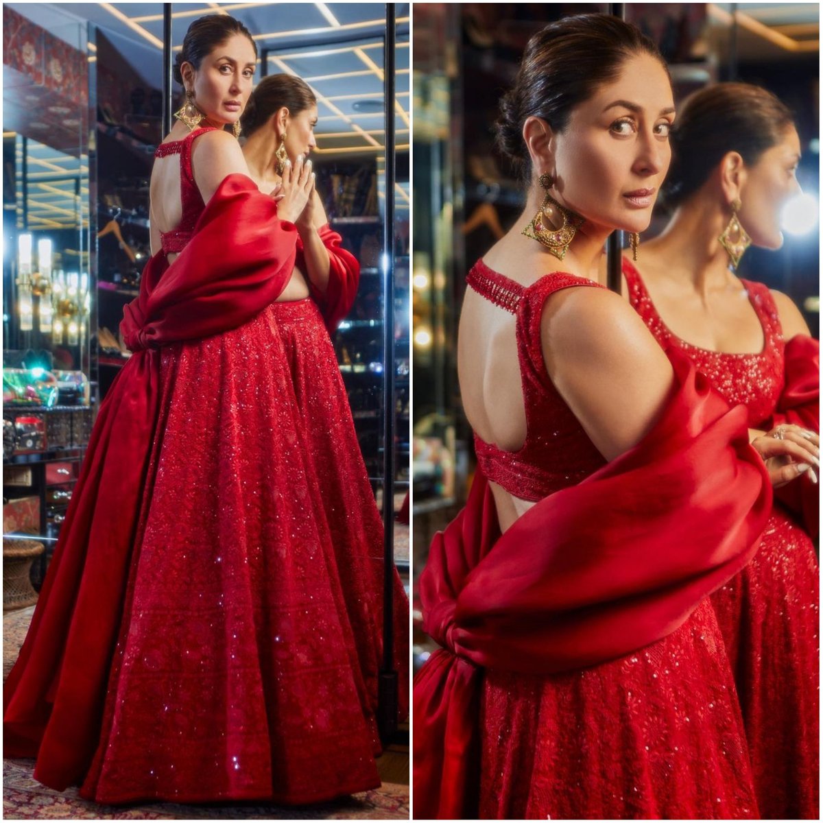 #KareenaKapoorKhan In #AnjulBhandari Outfit & #ShwetaGupta Fine Jewellery for the Grand Opening of #NitaMukeshAmbaniCulturalCenter in Mumbai - Styled By @DivyakDsouza ❤️

#OOTD #KareenaKapoor #NMACC