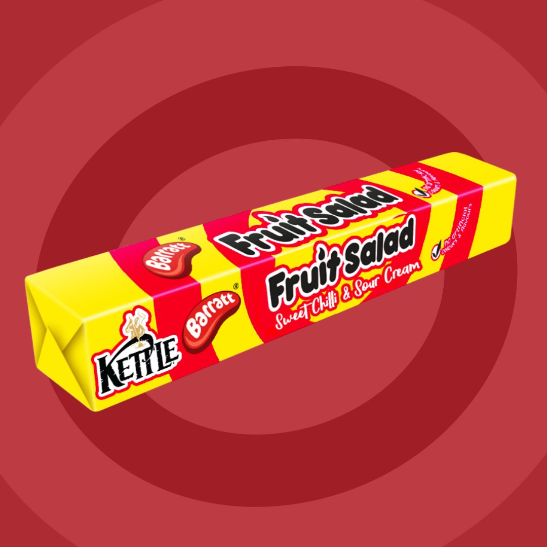 The KETTLE Chips x Barratt collab is finally here!

Now you don't need to choose sweet or savoury with these tasty combinations:

🍭Dip Dab with Sea Salt &amp; Balsamic Vinegar of Modena seasoning
🥔Wham KETTLE Chips
🍬Sweet Chilli &amp; Sour Cream Fruit Salad.