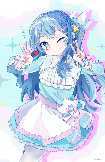 コメットちゃんもきゃわいい~きゅるるんっପ(⑅•ᵕ•⑅)ଓ #ほしまちぎゃらりー 