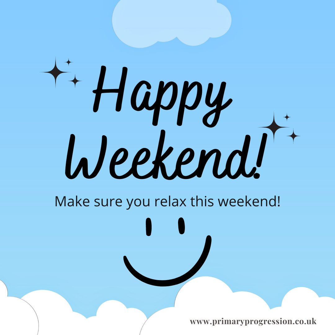 p_progresssion's tweet photo. Happy Saturday! Have a fabulous weekend! #Happy #inspiration #Motivational #exteacher #primaryeducation #primaryschool #primaryteaching #saturday #saturdayvibes #weekend #weekendfun #weekendmood #weekendvibes https://t.co/jK1b4swhdi
