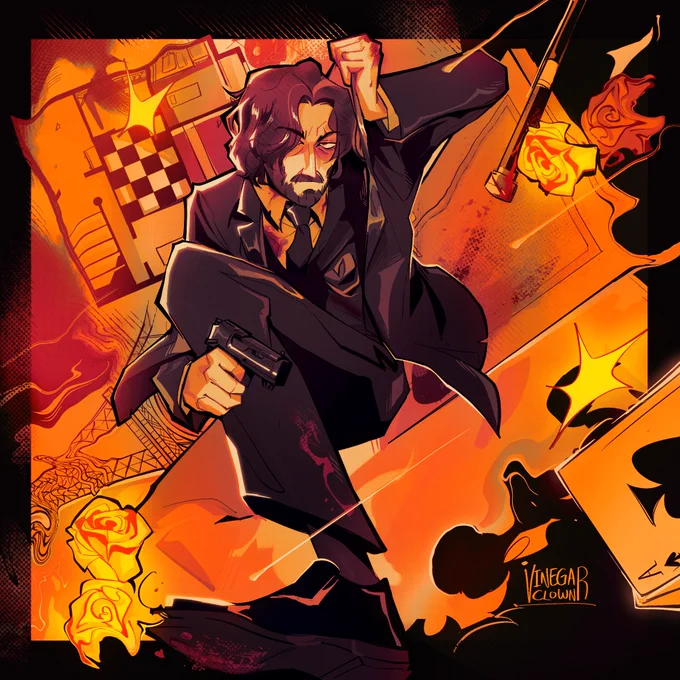 WINSTON! WINSTON I'M GONNA WICK #JohnWick #JohnWick4 #fanart 