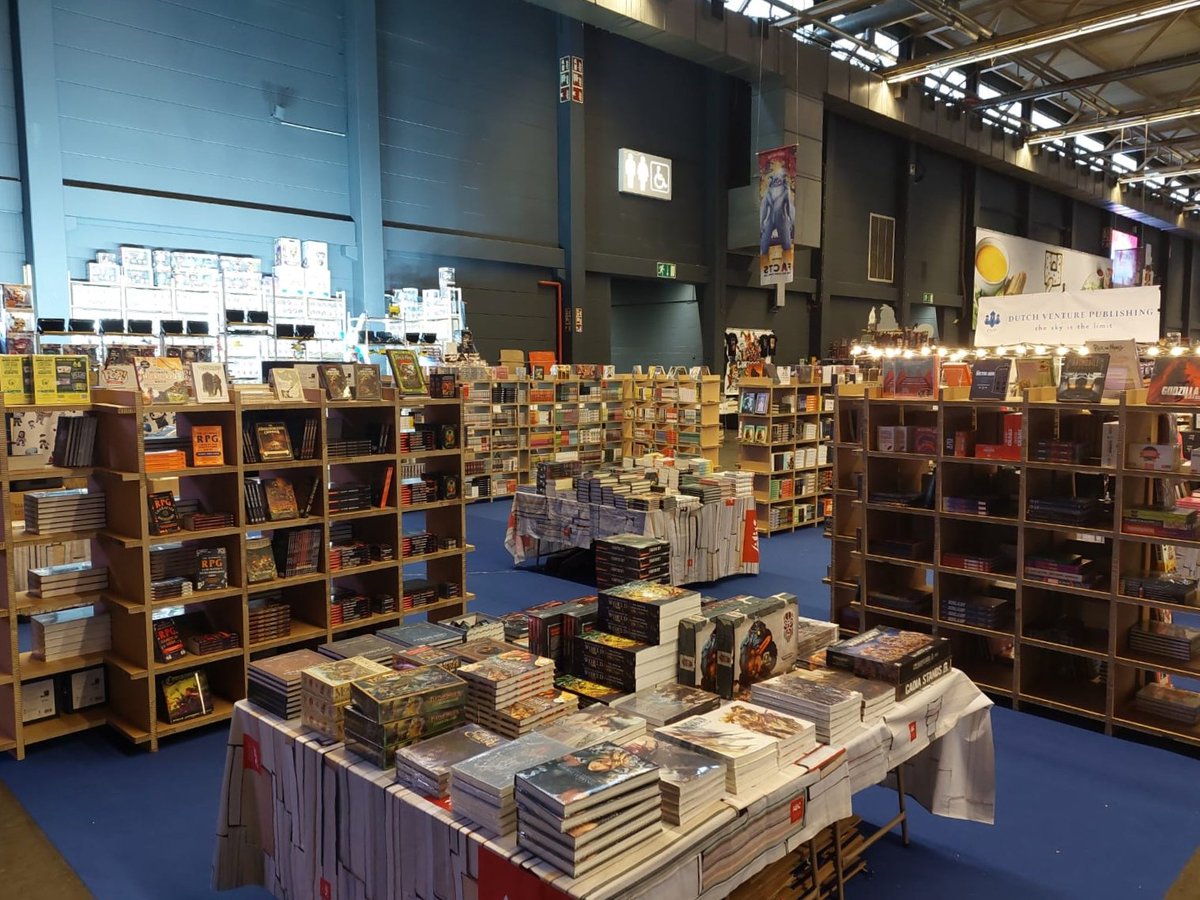ABCBooksNL's tweet photo. Kicking it off at @FACTSConvention day 1. We're ready for you, Gent! #ABCatFACTS #ABCintheWild https://t.co/LcDZBkos7N