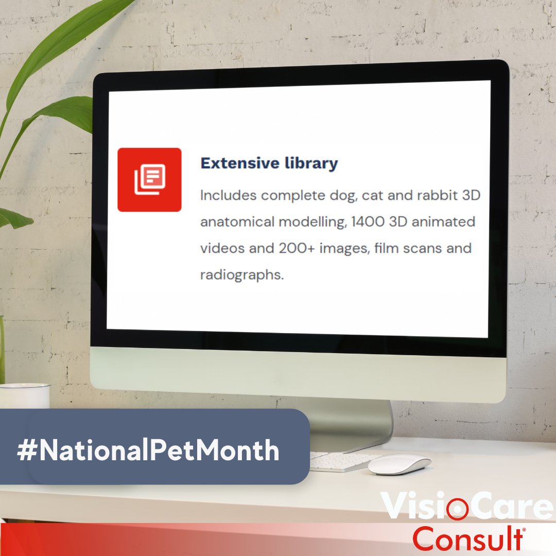 #VisioCareConsult provides a library of video demonstrations to help you visually explain diagnosis and treatment to owners. This aids the owner's understanding of their pet's condition and helps to put their mind at ease.

Find out more here 🔗
loom.ly/k1CC4xo