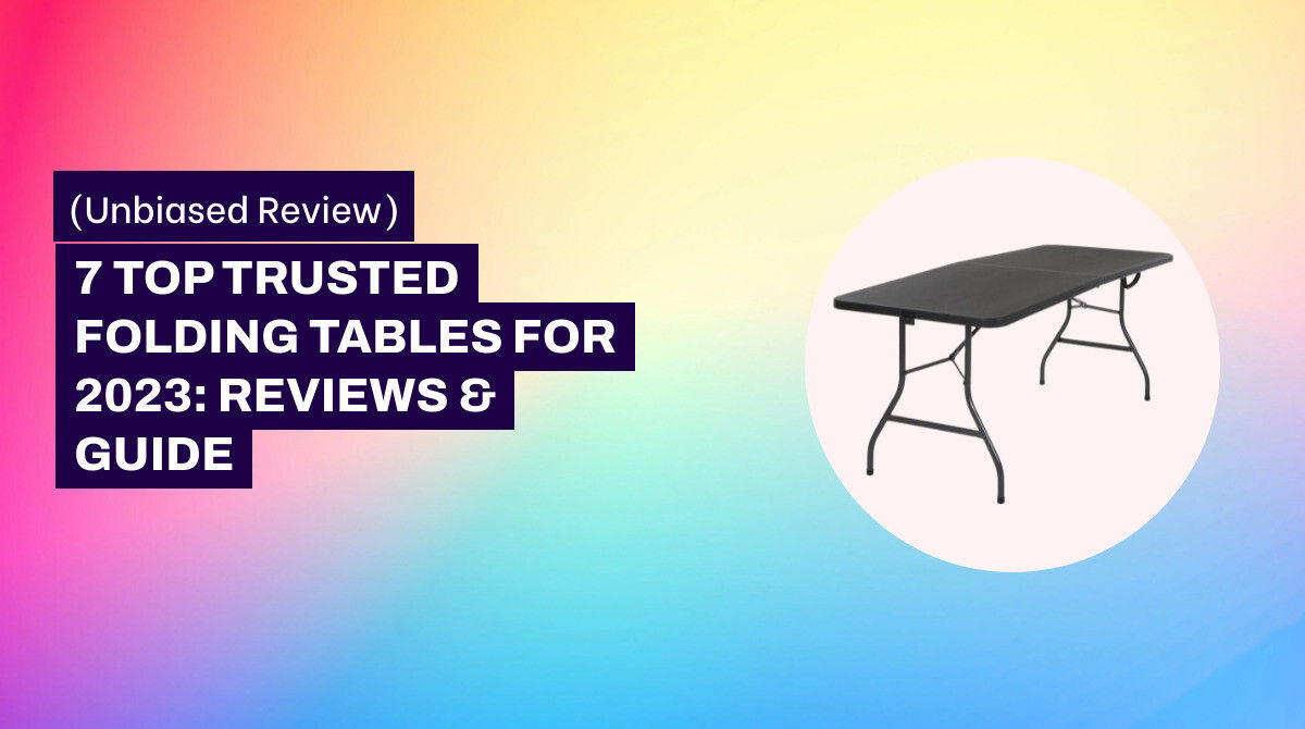 Looking for the perfect folding table? We've got you covered! 🤩 Check out our article to find the #Top7 trusted folding tables of 2023. 🤔 What kind of folding table do you use? 🤓 
 
trustedreview.net/articles/top-t… #FoldingTable #able #2023