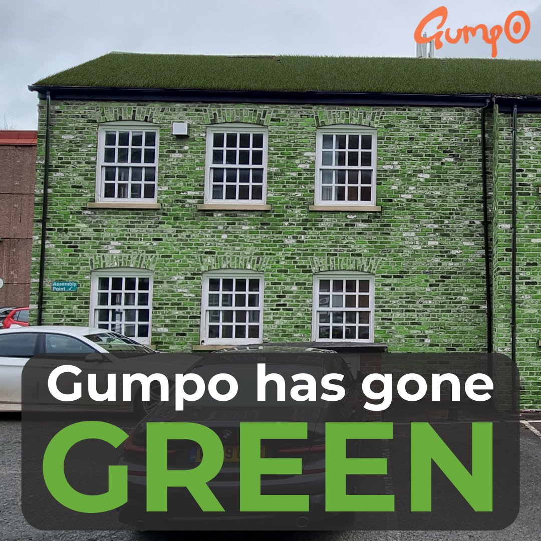 Gumpo has gone green! 🌱

We've rebranded and given our building a makeover, can you guess our new colour scheme?

What do you think?

#green #rebrand #ecofriendly #historic #building