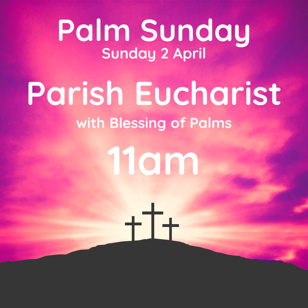 stthomasfp's tweet photo. Holy Week is coming! We begin our keeping of this most holy of weeks on Palm Sunday tomorrow. Our Parish Eucharist with blessing of palms is at 11am. Full details of Holy Week services at https://t.co/idhTGcSmG8 #HolyWeek #PalmSunday https://t.co/7JYk4tc61D