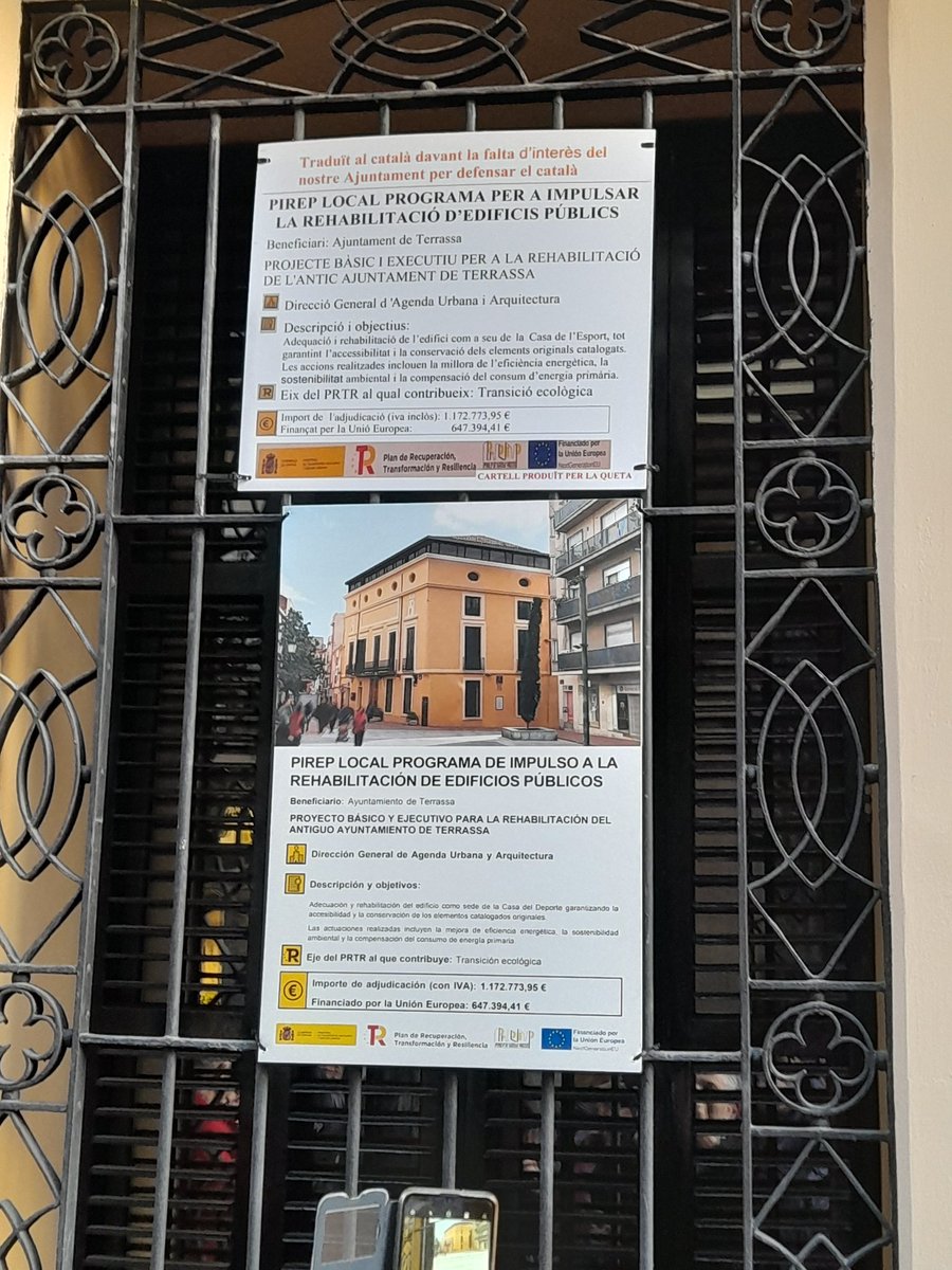 lluita1714's tweet photo. Ja que l'ajuntament no defense el CATALÀ, hi fare el ciutadá https://t.co/wiYgKUHVGn