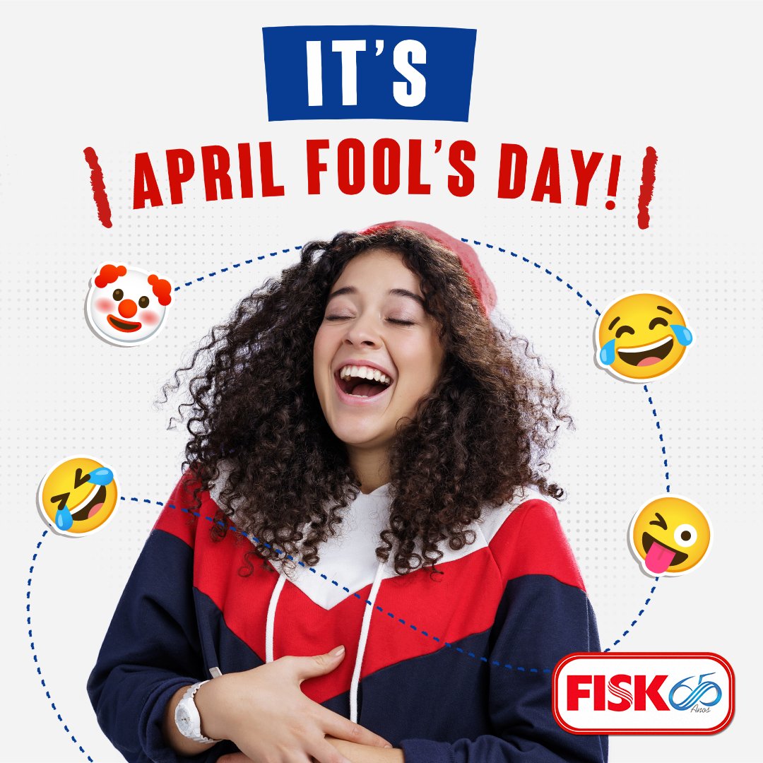 fiskoficial's tweet photo. Hoje é o famoso “April Fool's Day”, ou Dia da Mentira, um dia em que as pessoas adoram fazer pegadinhas. 🤡

Qual foi a peça mais icônica que já pregou em alguém? Conta pra gente! 👇

#AprilFools #AprilFoolsDay #PrimeiroDeAbril #InstaFisk #Fisk65Anos #SeuSucessoFazANossaHistória https://t.co/pA5klrNpj8