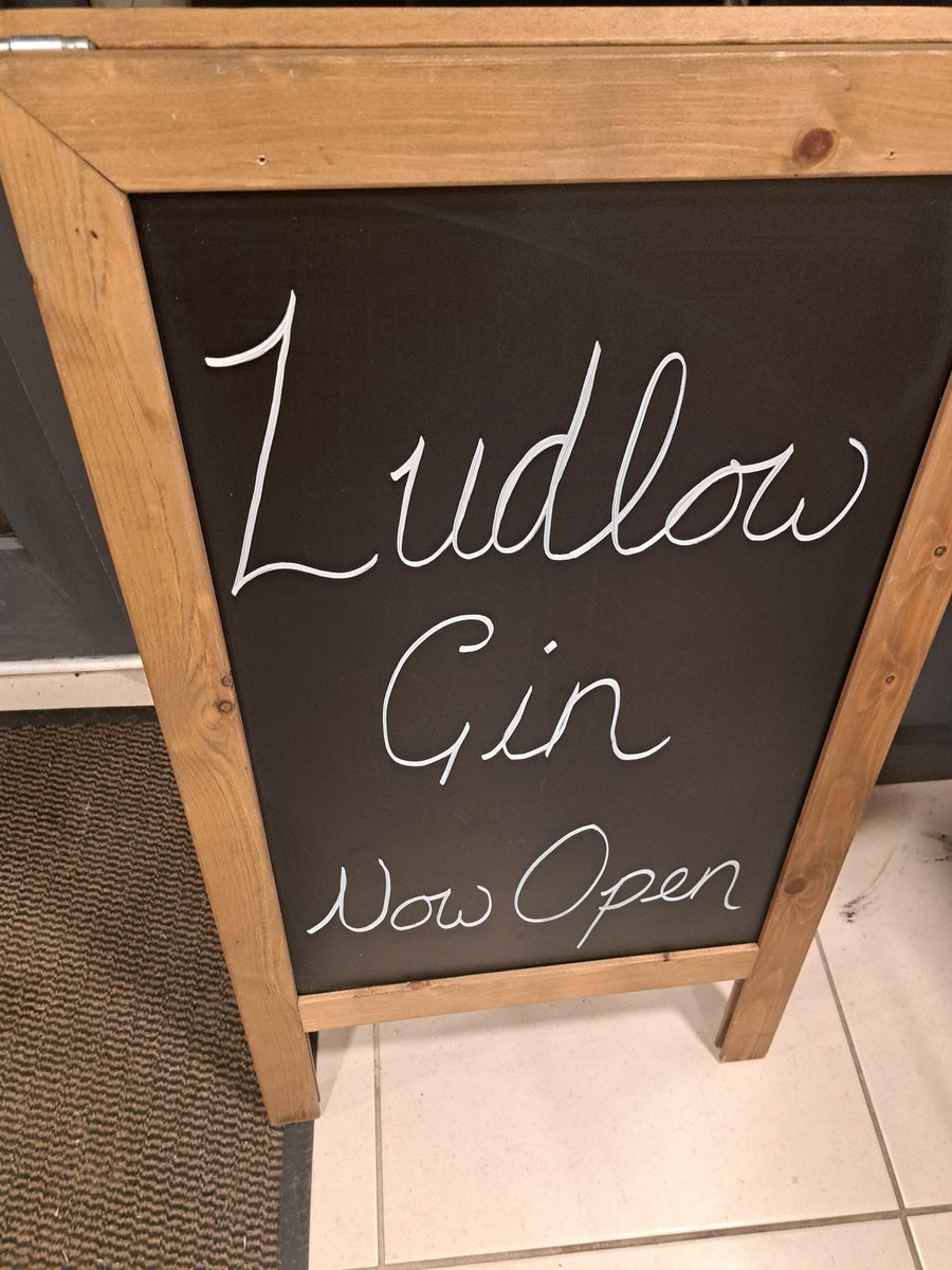 peterdyke49's tweet photo. So exciting to have a sneak preview last night of the new #LudlowDistillery shop, which is opening for the first time today! It's adjacent to @LudlowFarmshop, just on the A49 at #Bromfield. Credit to the @Ludlowdrygin team for getting this up and running so quickly https://t.co/2lFrQhZFd4