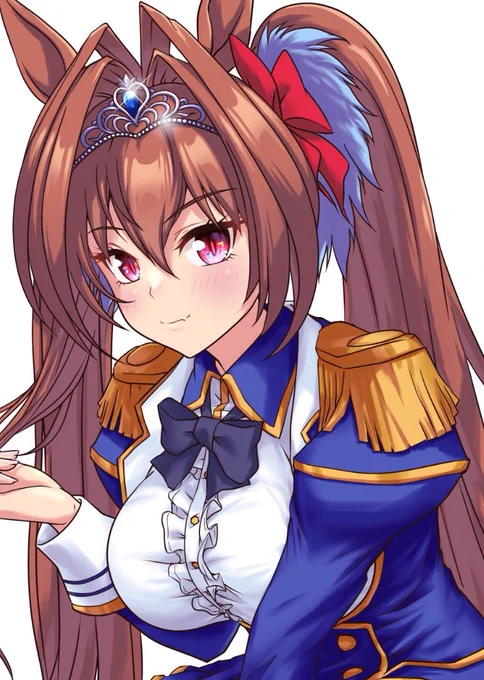 【色塗り途中】だいぶ仕上がってきたけど、まだ完成じゃないス(›'-`‹ ) #ウマ娘 #ダイワスカーレット 