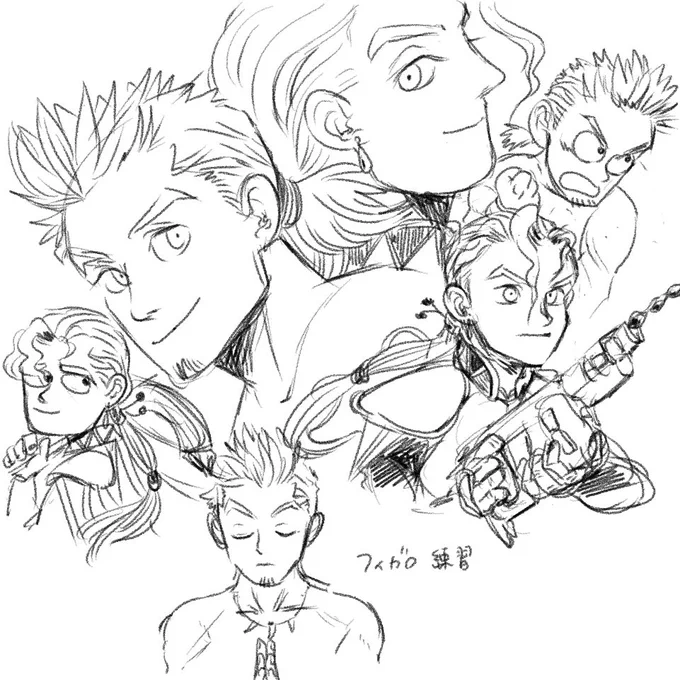 フィガロ兄弟らくがき 