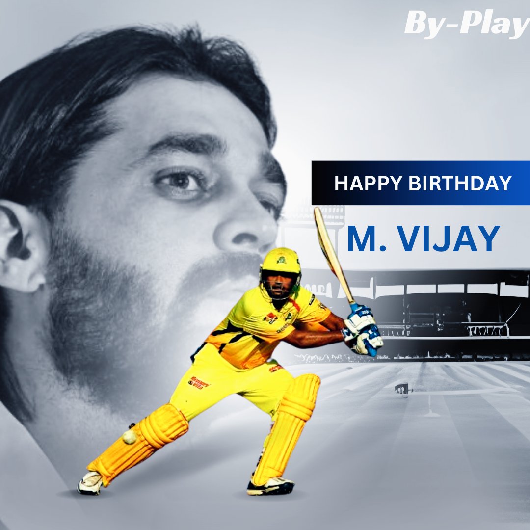 Happy birthday Murali Vijay..      