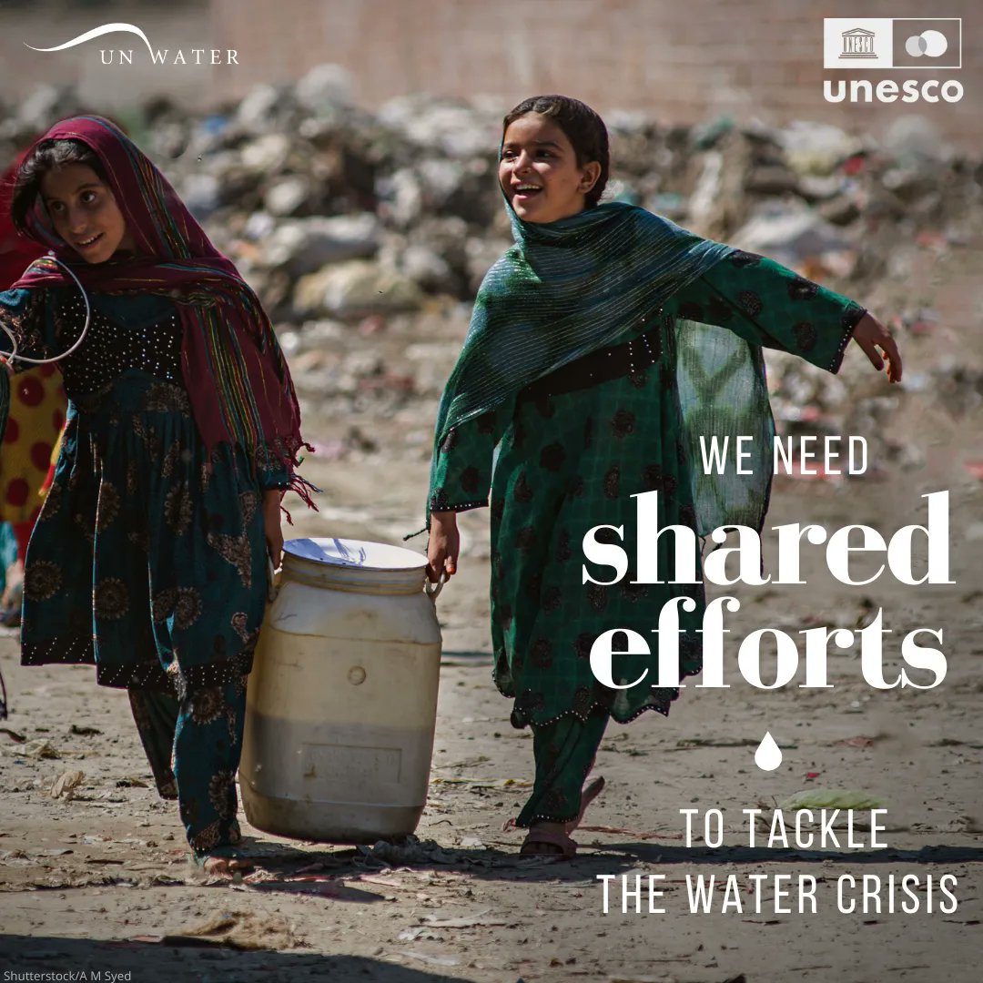 UN_Water's tweet photo. When water is scarce, everyone suffers.

About 4 billion people, representing nearly two-thirds of the global population, experience severe water scarcity during at least one month of the year.

Let’s preserve this vital resource for generations to come.
https://t.co/dxSXVtYIk7 https://t.co/2pAkbBj0Bx