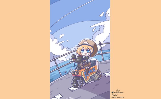 「金髪 バイク」のTwitter画像/イラスト(新着)｜2ページ目