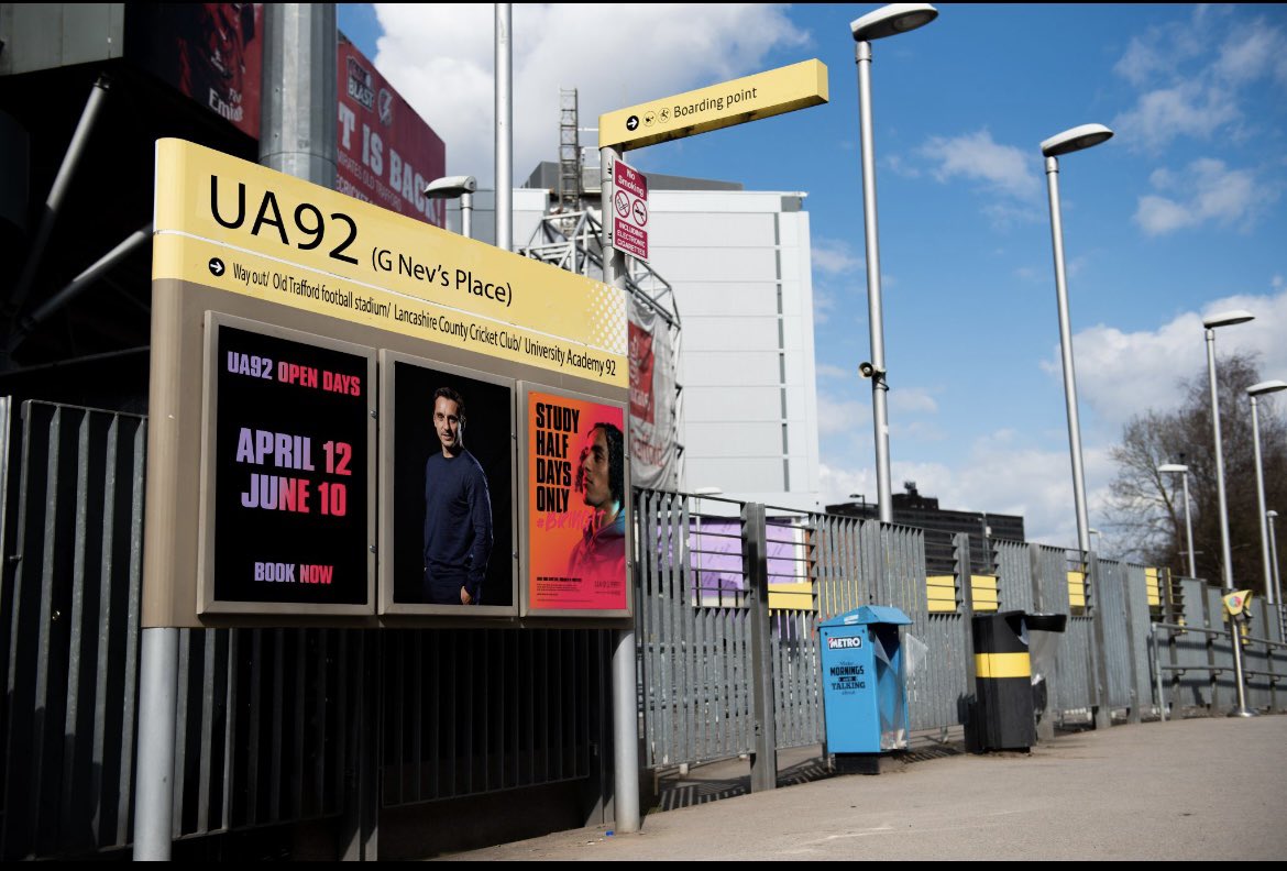 To confirm Gary Neville is the king of Manchester, he now has his own tram stop next to <a href="/UA92MCR/">University Academy 92 (UA92)</a>. He will be Prime Minister by 2026 😉<a href="/UA92insider/">UA92 Insider</a>