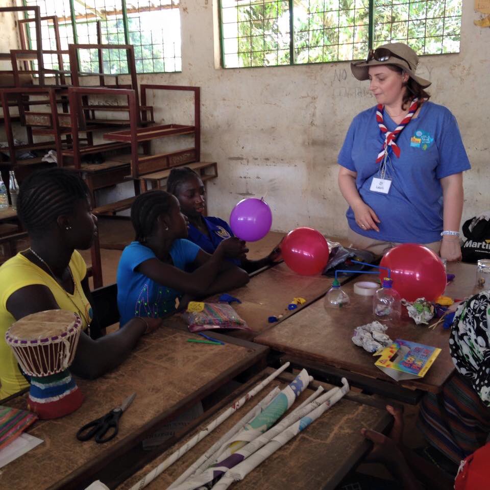 SciGeekWorkshop's tweet photo. In 2013, I was given the opportunity to visit @gunjurproject in The Gambia with @girlstakeactiongambia . I set about fundraising the £1300 to get me there. I made cards, ran a photo keyring stall, hosted a Spanish evening and began running science events… https://t.co/Q1qpcBU52A