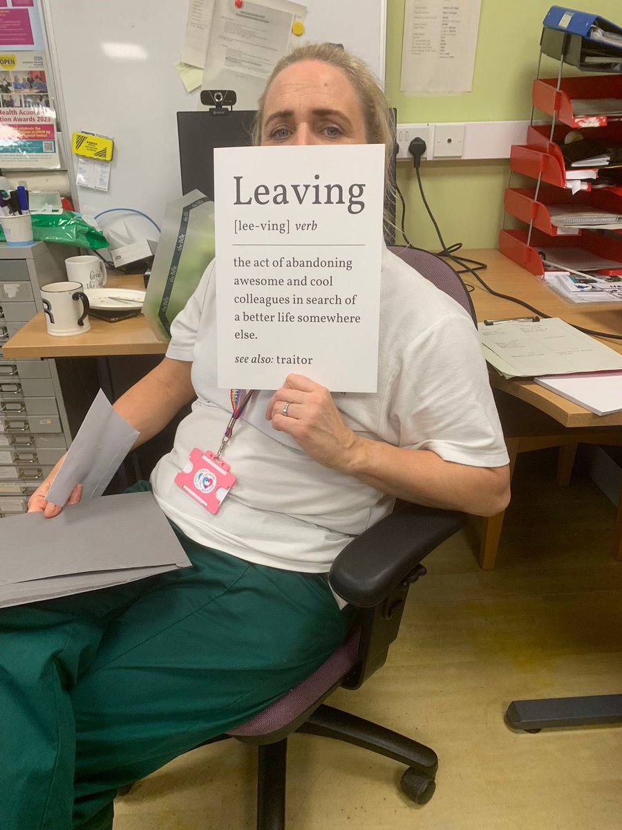 NeuroscieRpH's tweet photo. Yesterday we said goodbye to our @Lizardbreff, on to be amazing as @LancsHospitals Dementia Specialist Practitioner. You’ve brought so much knowledge and so many laughs to our team.  An amazing OT - We will miss you 😢 https://t.co/VnWkPTnhIf