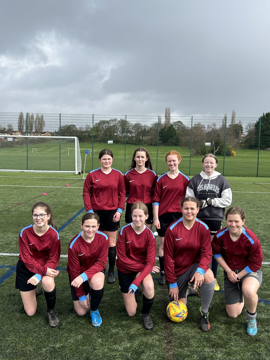 Shavington_Ac's tweet photo. Well done to the Year 8/9 and Year 10 girls' football teams who took part in the Cheshire schools' finals on Thursday. All the girls represented the academy with pride and ambition. Great effort everyone! #ShavingtonSpirit #AcademyValues #SPARK #SAGirlsFootball #ShavingtonPE https://t.co/2u2BUejFLX