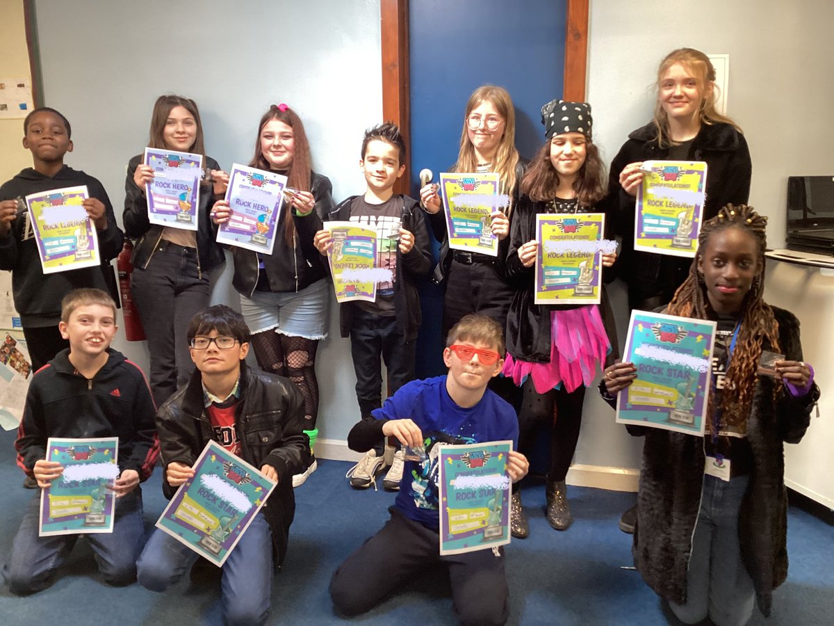 DLPTBraybrook's tweet photo. Our @TTRockStars day was a huge success!  Children from Year 2- Year 6 classes battled it out to win prizes and more importantly, improve their TT Rockstar skills. Meanwhile Our EYFS and Year 1 classes earnt @numbots rewards! #Primarymaths #AspireandAchieve #ConfidentIndividuals https://t.co/XQeiVAdXTz