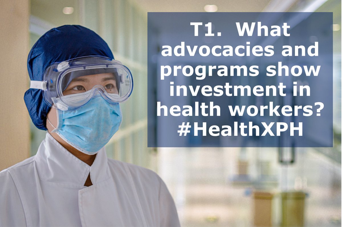 helenvmadamba's tweet photo. T1 is here.  Let us know your inputs. #HealthXPH

What advocacies and programs show investment in health workers? https://t.co/Kj037nr6gA