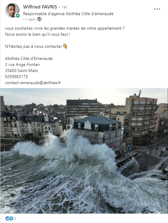 DavidPoncet's tweet image. Euh, comment dire ? J'ai pas les mots....
#immobilier #LinkedIn #submersionmarine