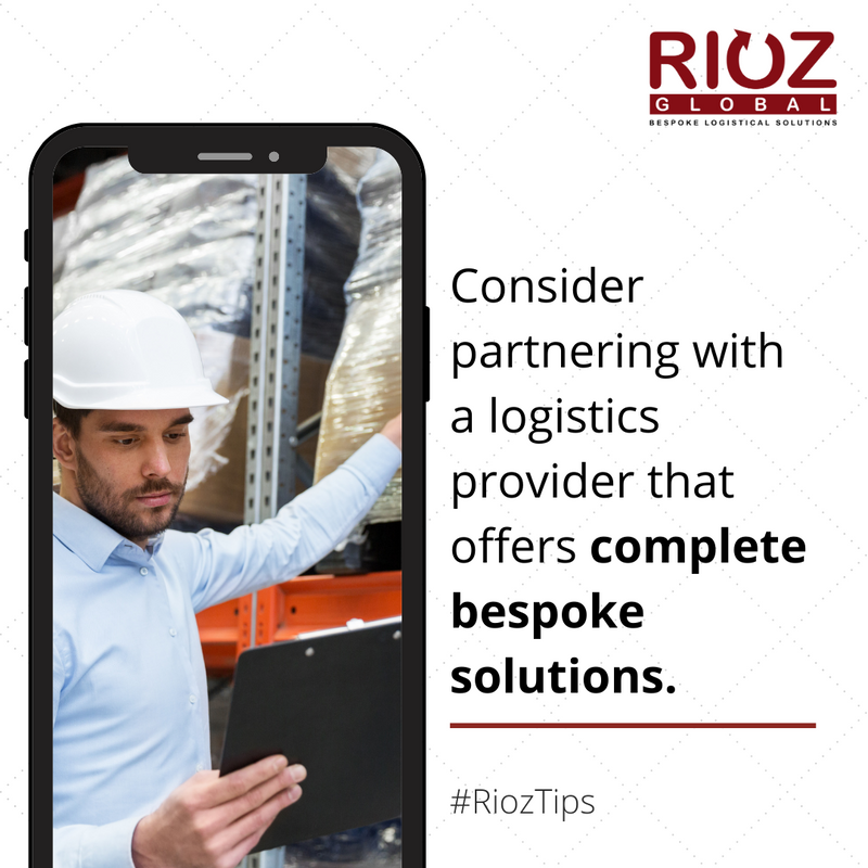 Every business has unique logistics needs. 👀

Let us help you streamline your supply chain and optimize your logistics: 🕵
riozglobal.com 

#RiozGlobal #RiozTips #LogisticalSolutions #LogisticsTips #BespokeSolutions #SupplyChain #TailoredLogistics