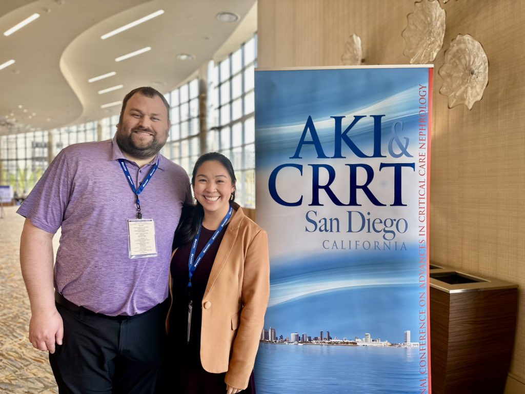 Can’t believe how far we’ve come!! 🥰 The original #KidneySTARS duo with THE @KyleMerrillMD!!! 😍 here’s to another year of laughter and conference shenanigans!!! 🤣 #makefetchhappen #foreverConferenceBuddies #includeMyPicAtYourAwardCeremony #AKICRRT2023