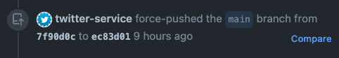 joostschuur's tweet image. Twitter git force pushing to the main branch of its open sourced #TwitterAlgorithm.
Among other things, this purges references to a testingAccounts array with 4 users (Jack, Katy Perry, Stephen Curry and Barack Obama) from the git repo history.