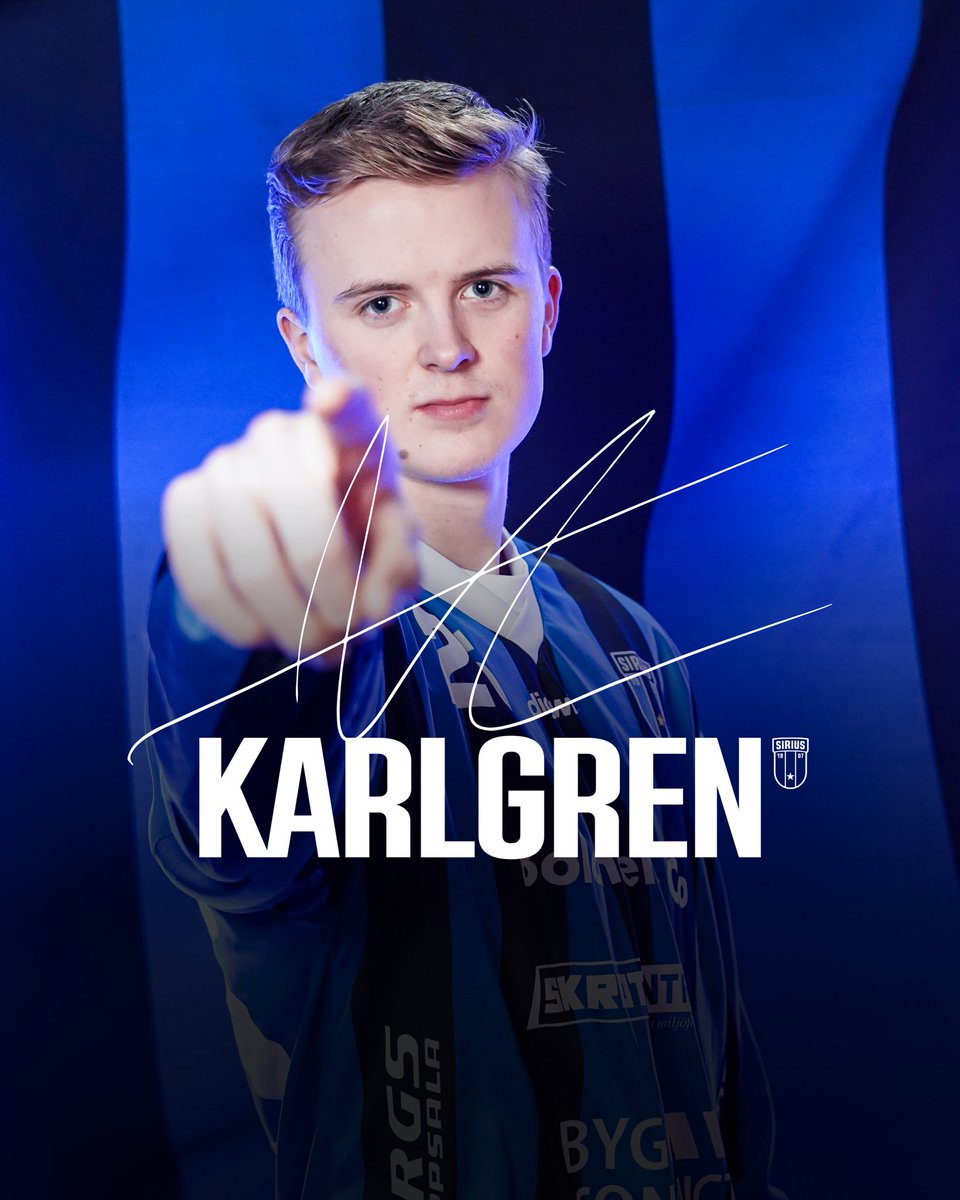 Alexander Karlgren är även han klar för blåsvart 💙🖤