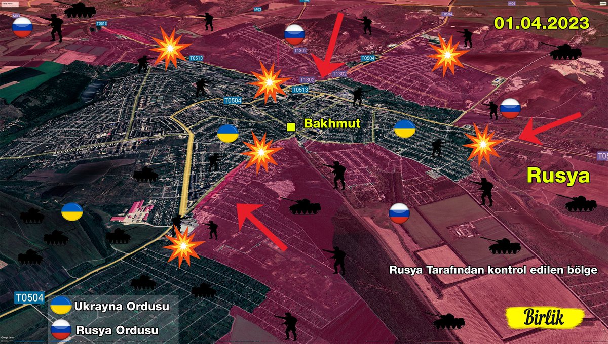 🇺🇦💥🇷🇺

Ukrayna ve Rusya Savaşı (Bakhmut) Son durum haritası

01.04.2023

#map #maparmy #Ukraine #Ukrainemap #Ukrainearmy #army #donbass #donbassmap #kırım #wararmy #luhansk #russianarmy #ukraynaharita #rus #russia #Bakhmut #Bahmut #Bakhmout