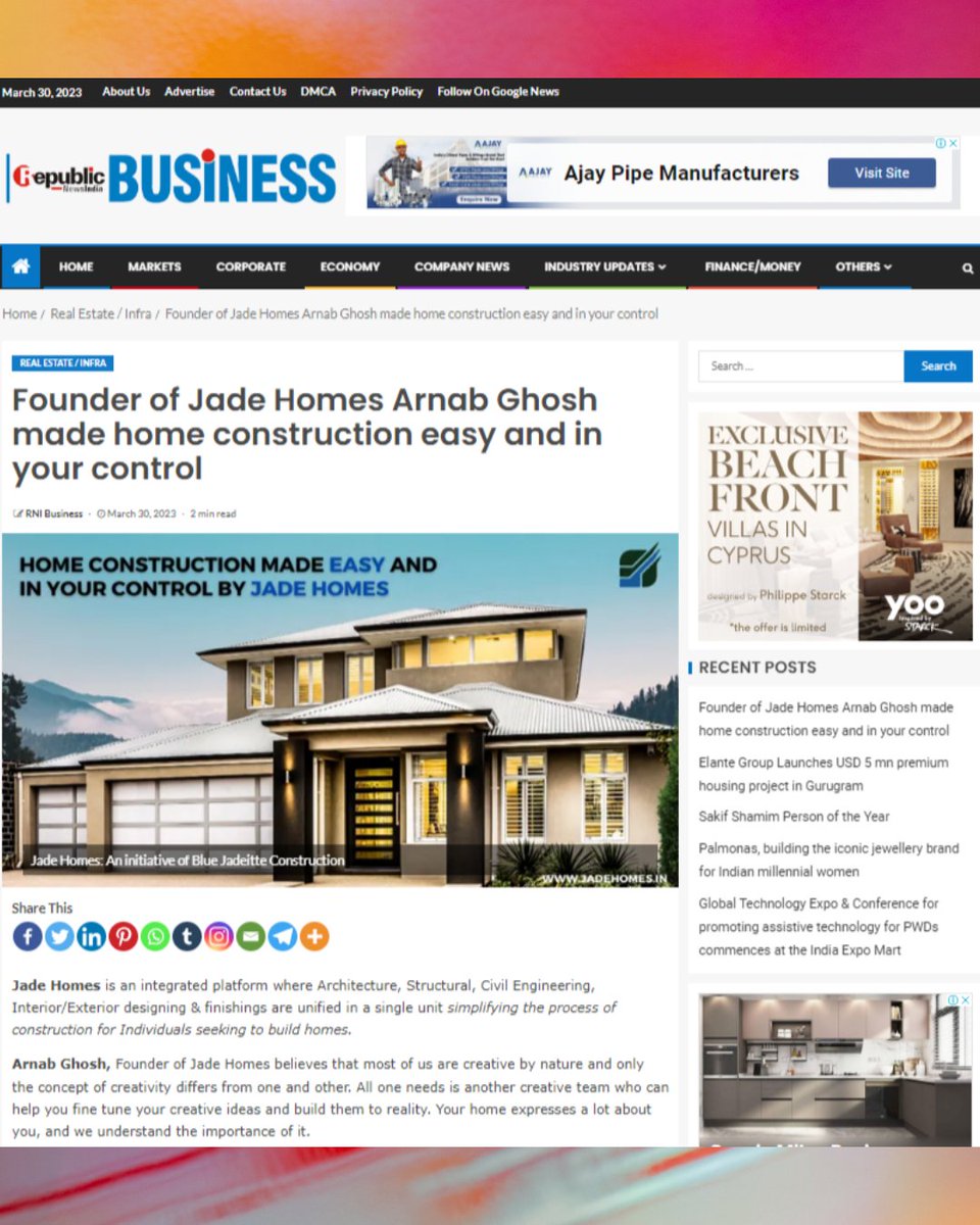 BlueJadeitte's tweet photo. Jade Homes Feature in News

Home Construction Made Easy And In Your Control BY Jade Homes

#homeconstruction #homebuilder #residentialconstruction #construction #contractorforhomeconstruction #constructionindustry #jadehomesconstruction #jadehomes https://t.co/RtosFitYqb