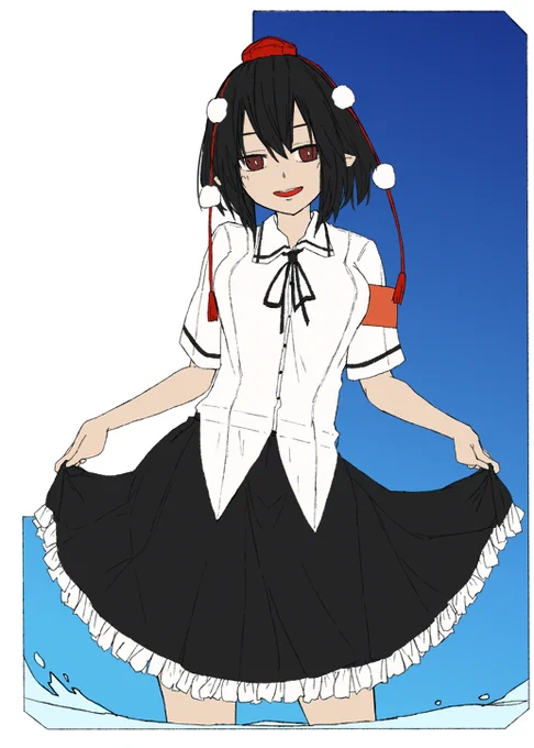 例大祭で作るグッズ用の絵を描いてる('ω')さて何でしょう 