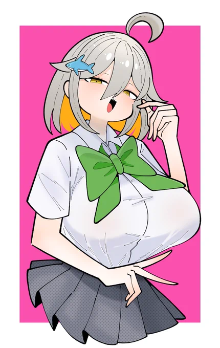 デフォルメ強めにオリキャラ描いたけ楽しいね#オリジナル 