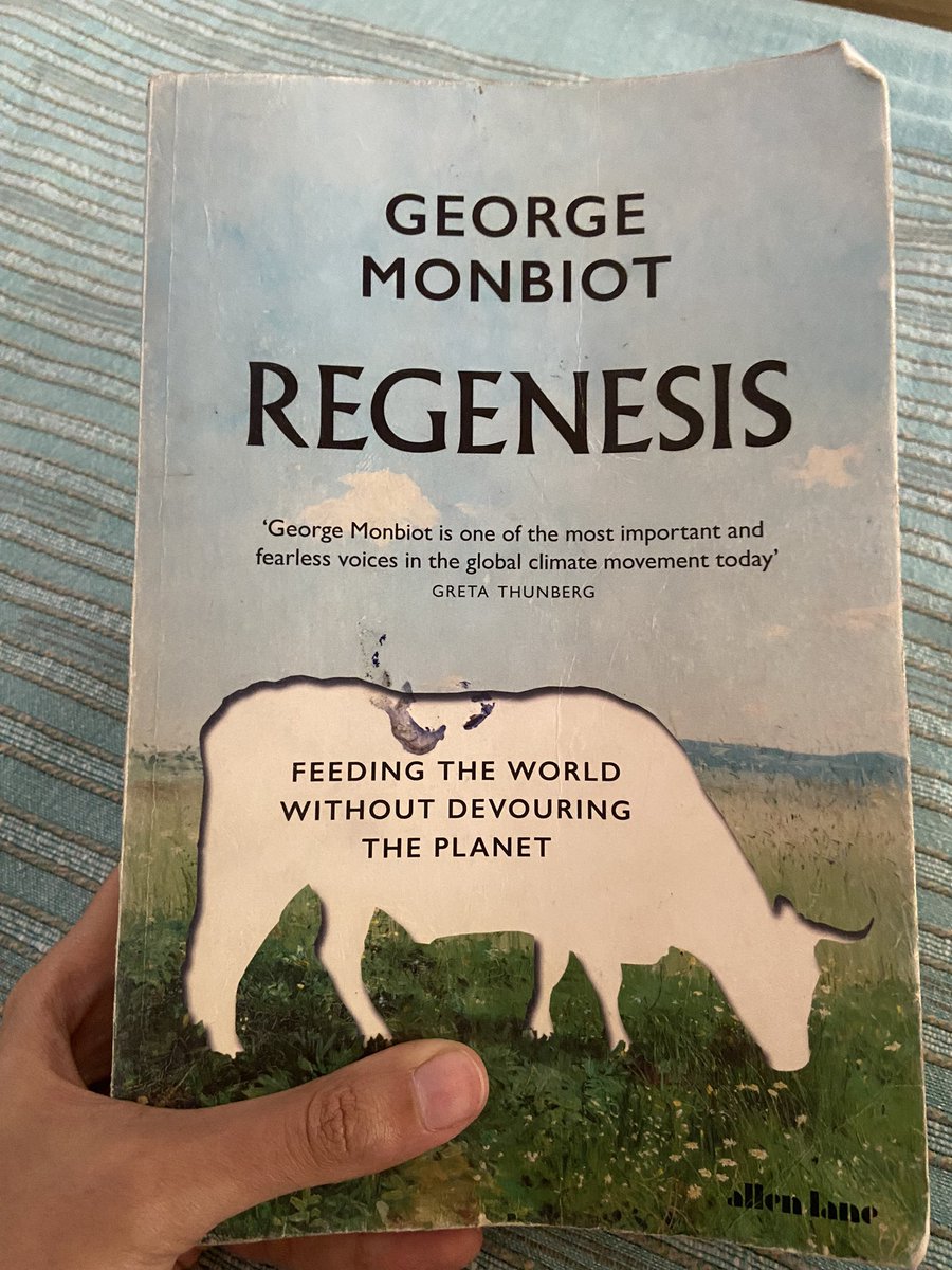 RocqueNicole's tweet photo. The only way to prevent total environmental breakdown is to radically change the way we produce our food. To succeed, we need to become food-numerate and @GeorgeMonbiot’s Regenesis is essential reading!! https://t.co/8LPkDYaIEK
