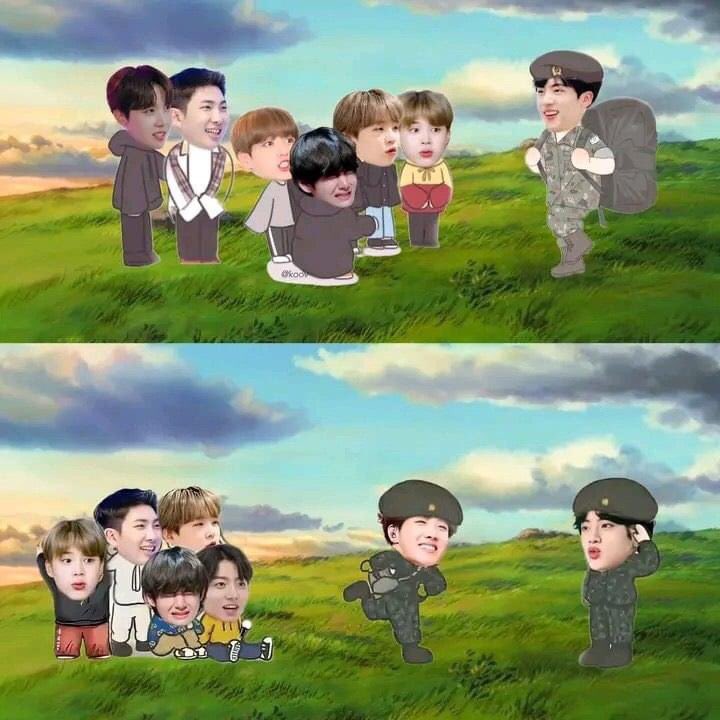 ฉันอ่อนไหวอีกครั้งแล้ว😭รอบก่อนพี่จินรอบนี้พี่โฮป ฉันต้องอ่อนไหวแบบนี้อีก5รอบเหรอ