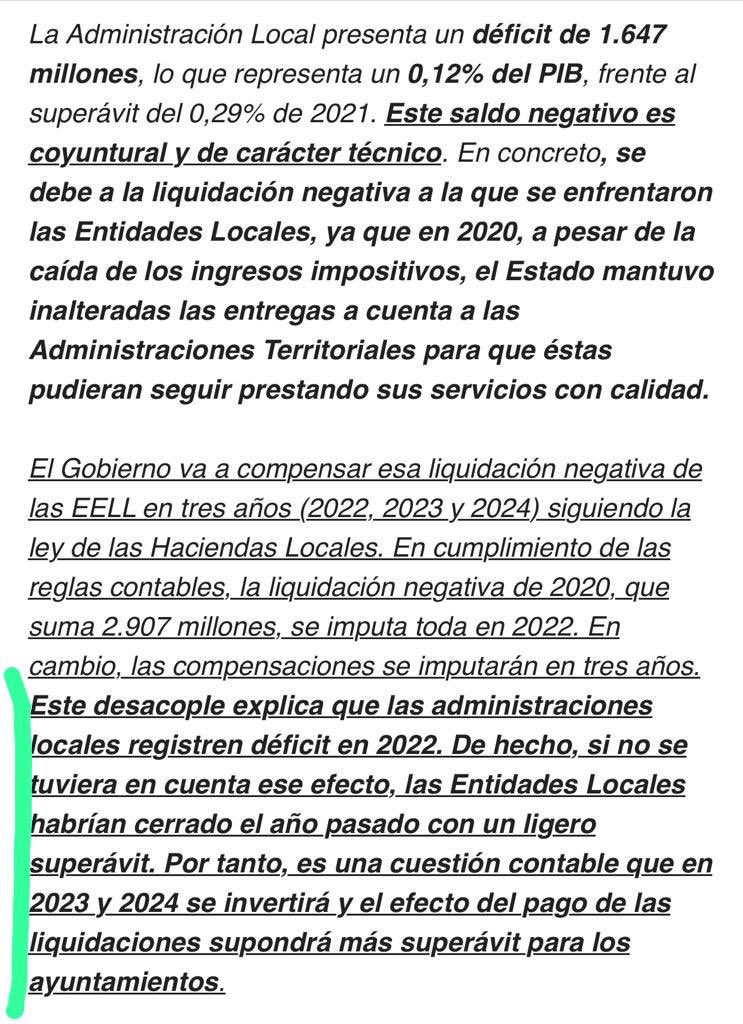engra9's tweet photo. Para todos los que tienen dudas sobre la gestión en @Madrid y el déficit que ha tenido este año. Por favor, que repasen la nota de prensa del @Haciendagob . Por si no lo encuentran aquí les dejo un extracto sobre la ejecución presupuestaria referida a las corporaciones locales. https://t.co/xwa5Fcf0MI