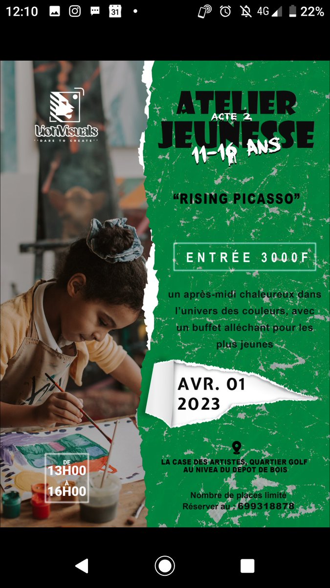 lionvisuals's tweet image. Aujourd&apos;hui, nous allons #LearnToCreate !