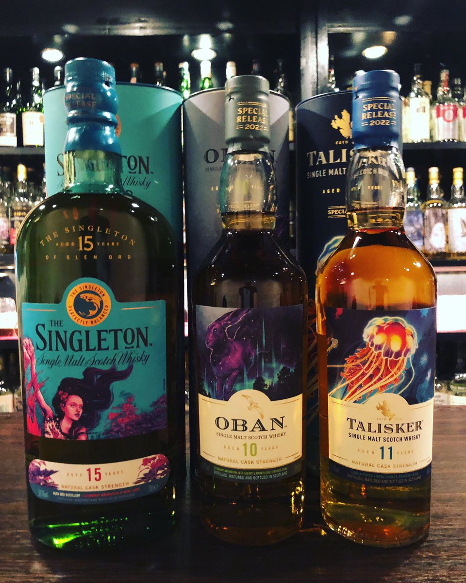 MaltBarKirkwall's tweet photo. 新入荷ボトル情報

Diageo Special Release 2022より3種類

◉Glen Ord 15y 54.2%
◉Oban 10y 57.1%
◉Talisker 11y 55.1%

今夜もみなさんのご来店お待ちしてます https://t.co/b358vF9vQC