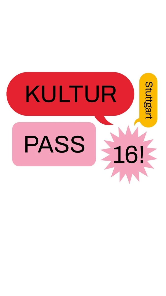 ForumTheaterS's tweet photo. Bist Du „ready“ für den #KulturpassStuttgart? Mit dem „Kulturpass Stuttgart“ erhalten alle Jugendlichen, die 2023 ihren 16. Geburtstag feiern und in Stuttgart leben, ein 100 Euro Guthaben für Kulturtickets und Kulturangebote in Stuttgart. 
Wir sind auch dabei.😃
@stuttgarttweets https://t.co/LCZl4w1MM4