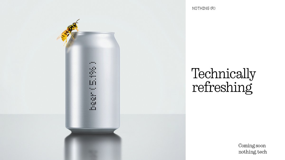Introducing Beer (5.1%).

Crisp, unfiltered rice lager. Carefully crafted
for a distinct and drier taste. Independently
brewed in Wales, UK. Nothing engineer
approved.

Technically refreshing.

Sign-up for updates at nothing.tech.

National minimum drinking age