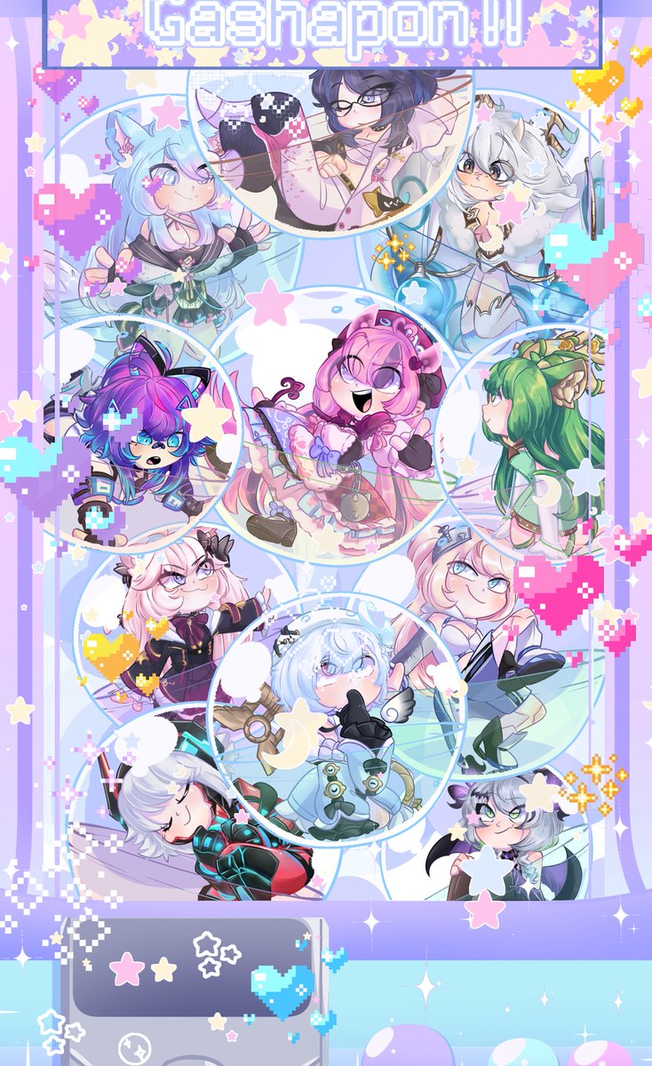 Maid4Fantasy's tweet photo. “#VShojo Gashapon”

Who are you pulling for?

🎨 commissioned &amp; made by the incredible @Bianchi218 

#ironmouseart #DoodleVale #nyanart  #zentreart #veibae #HarukArt  #HimeSketch
#Mel34 #ksonART #NananArt #Lichcraft #VShojoArt https://t.co/8CwARaXKbx