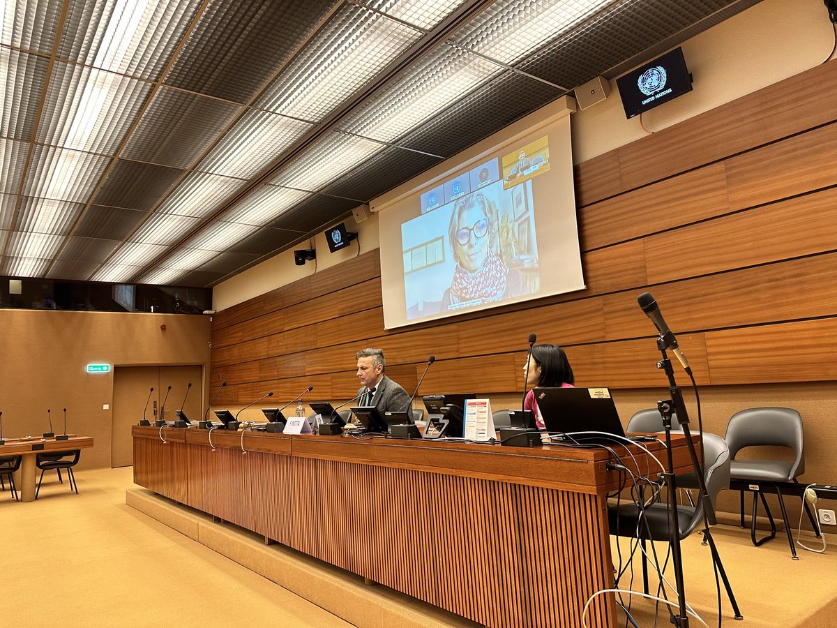 I am utterly disturbed to learn that during 'my' @UN_HRC side-event, someone was caught taking pictures of Palestinian NGO representatives & automatically accessing their personal info on her mobile phone. Is digital surveillance following Palestinians even at the UN??