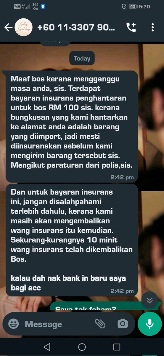nrl_dya's tweet photo. #scammerbajuraya https://t.co/X0XuuMnUJ4
