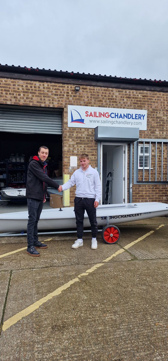 JackGrahamTroll's tweet photo. Happy ‘NEW BOAT’ day. Good to catch up with @SailChandlery #devotisailing this morning. Boat safety loaded for the journey home. Many thanks 🙏 Now preparing for the #ryayouthnationals at @WPNSA
@hammond_drysuit #hammondcrew
@GJWDirectUK @BrackleyLeisure @SMCPneumaticsUK https://t.co/gcWODXsDcx