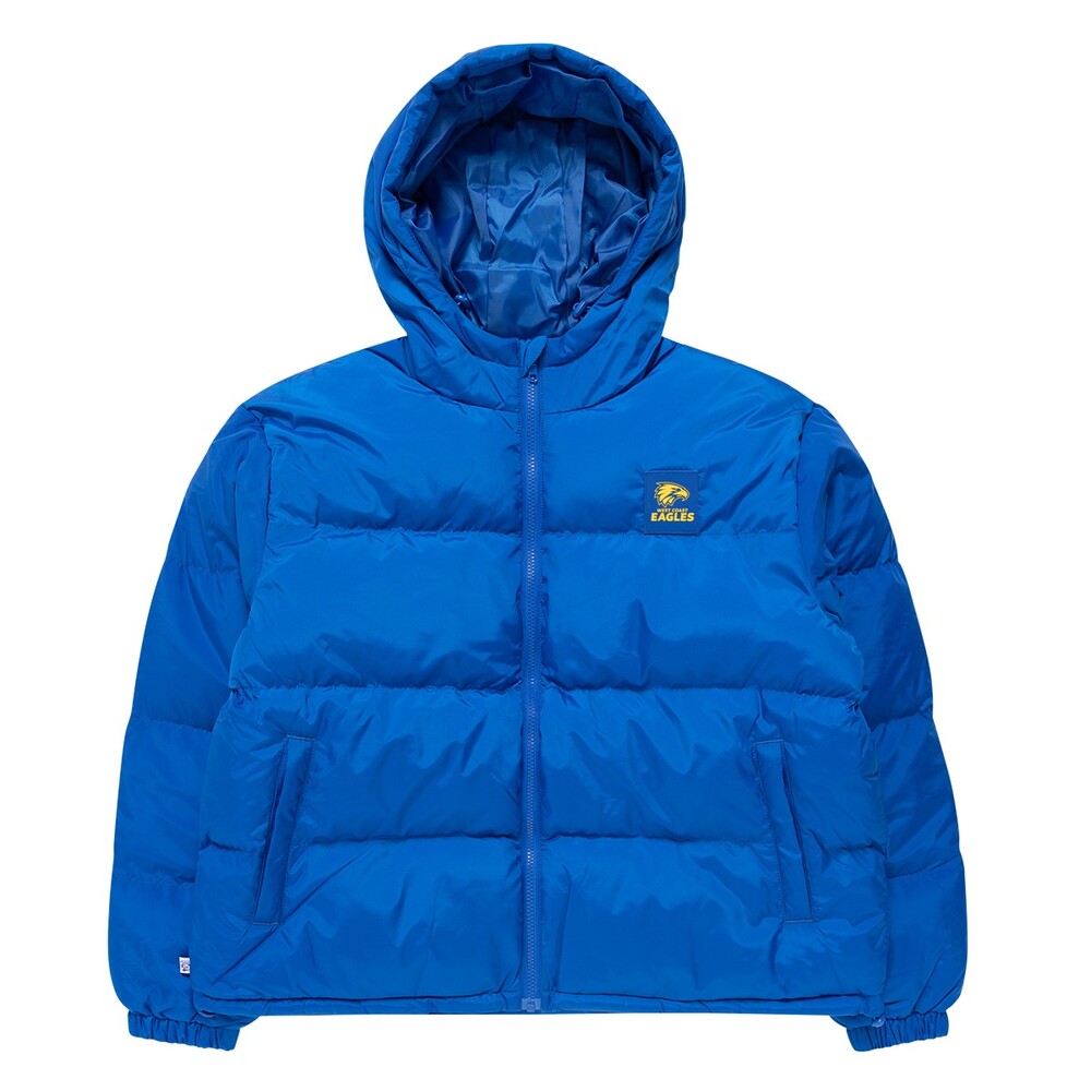 AFLFootyShop's tweet image. West Coast Eagles Womens Hooded Puffa Jacket - aflfootyshop.com.au/west-coast-eag… #westcoasteagles #eagles #puffajacket #aflladiesjacket #drewhoodedjacket #aflfootyshop #lovethegame
